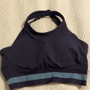 Zella Women’s High Neck Cross back Sports Bra, size medium.